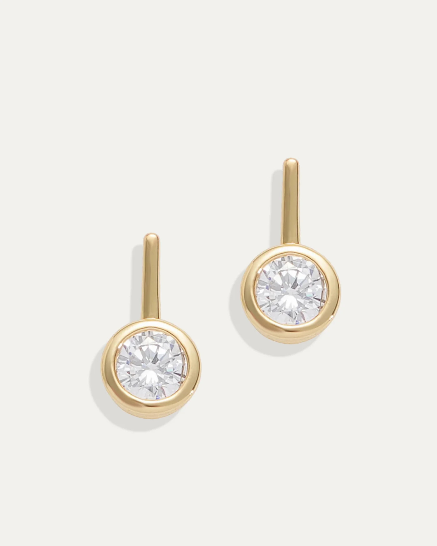 Ava Bar Stud Earrings in Diamond | Stella & Dot