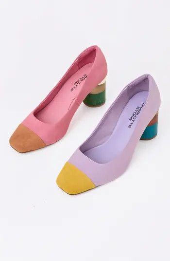 Risa Mismatch Cap Toe Pump | Nordstrom