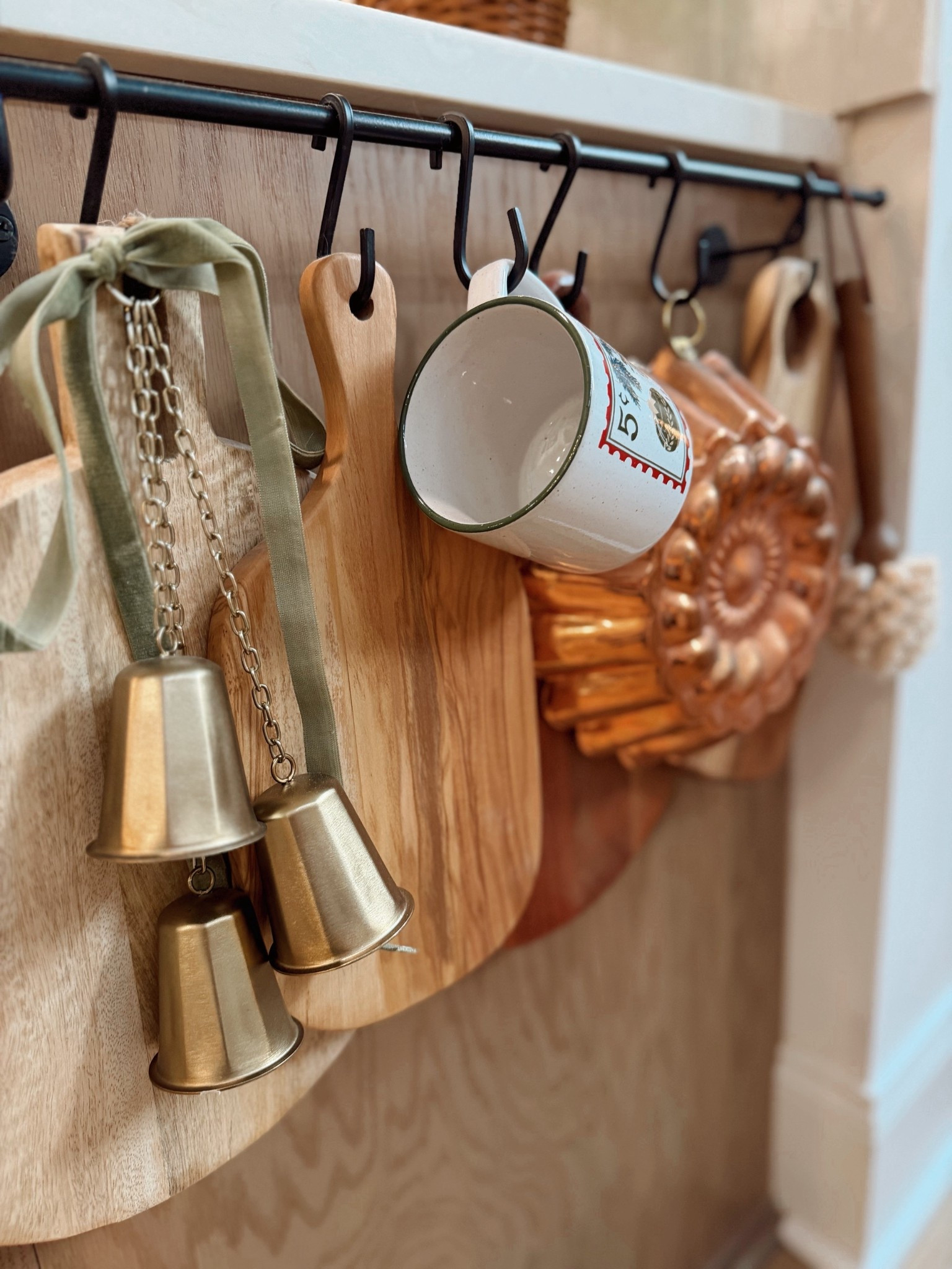 Kitchen rack details ✨🔔❄️ love switching out little bits & pieces on this! So easy & fun to style 🎄

Home decor / Christmas / bells / target / Holley Gabrielle 

#LTKSeasonal #LTKHome #LTKHoliday