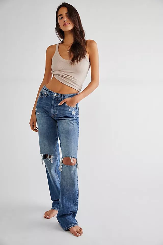 Wild Flower Jean | Free People (Global - UK&FR Excluded)