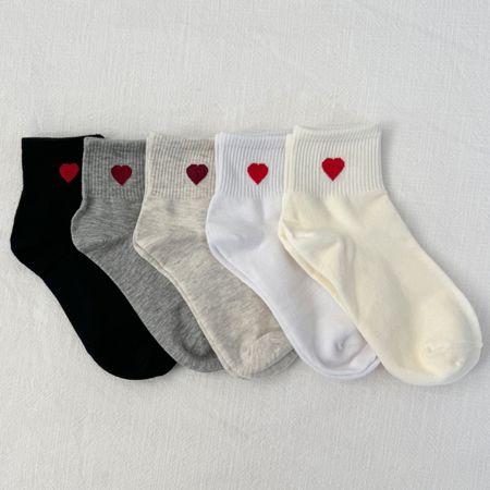 The perfect socks for Valentine’s Day! Perfect to wear with sneakers or Uggs. 

#LTKSeasonal #LTKfindsunder50 #LTKMostLoved