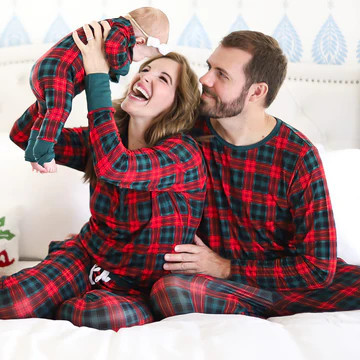 Tartan Bamboo Viscose Zippy | Little Sleepies