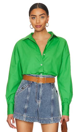 Poppy Top in Bright Green | Revolve Clothing (Global)