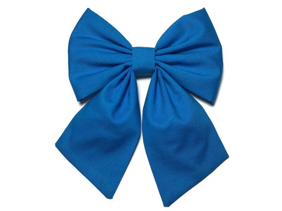 Big Blue Bow Blue Bow Girls Blue Bowbig Bows Big Hair - Etsy | Etsy (US)