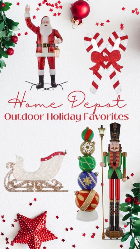Home Depot has incredible outdoor Christmas decorations. There is a huge sale at risk as these are become wildly popular.

#LTKHoliday #LTKhome #LTKSeasonal