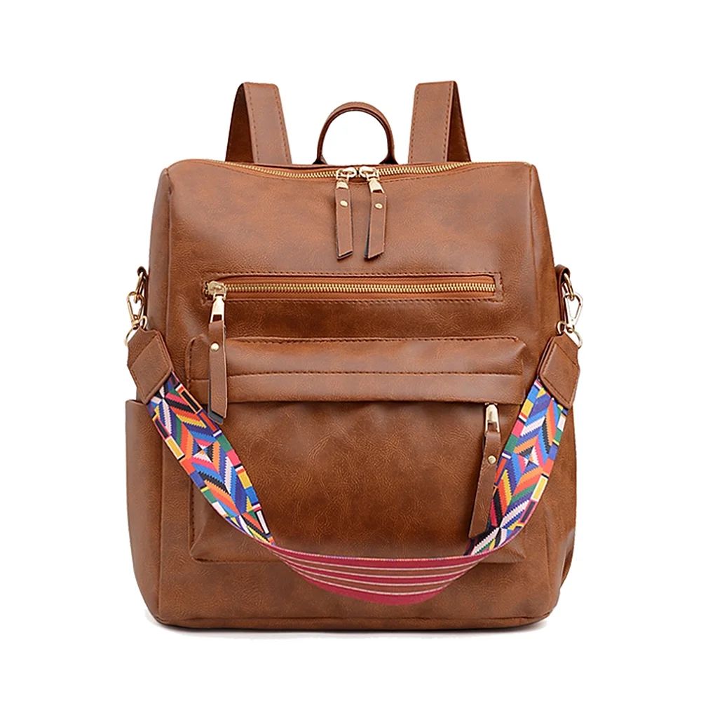 S&E Women Backpack Purse Vintage Rucksack Convertible Shoulder Bag Travel Daypack - Walmart.com | Walmart (US)