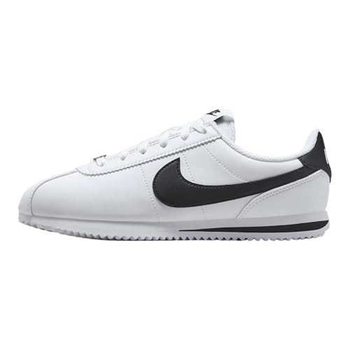 Nike Cortez Big Kids' Shoes (DM0950-108, White/Black) Size 3 | Amazon (US)
