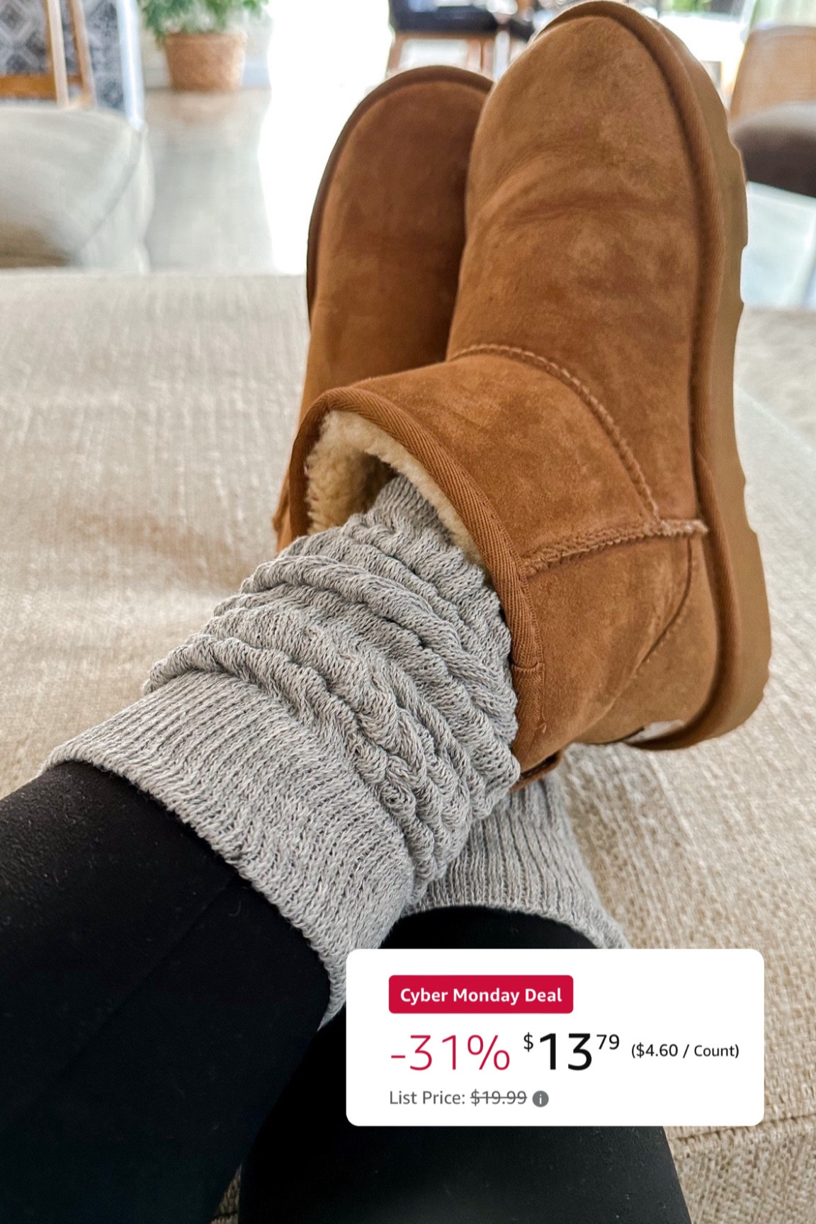 Cyber Monday deal / scrunch socks 

#LTKCyberWeek #LTKGiftGuide #LTKSaleAlert