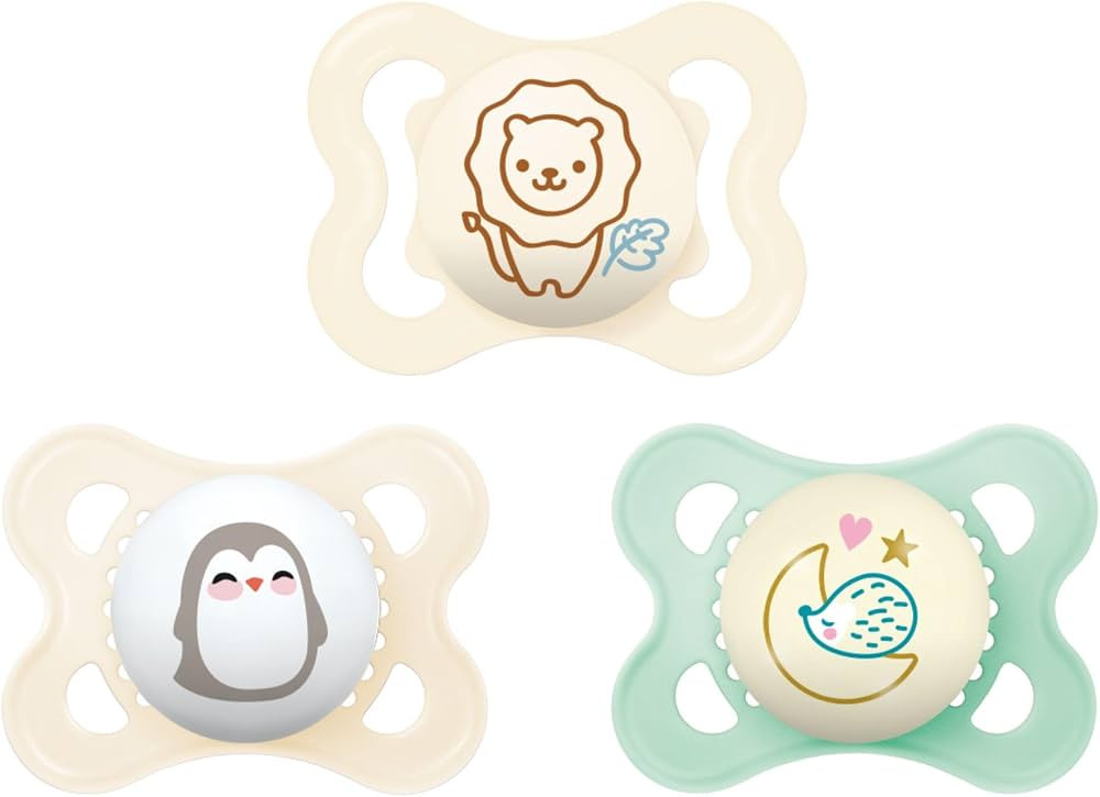 MAM Variety Pack Baby Pacifier, Includes 3 Types of Pacifiers, Nipple Shape Helps Promote Healthy... | Amazon (US)