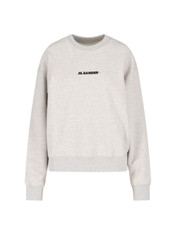 Jil Sander+ Logo Printed Crewneck Sweatshirt | Cettire Global