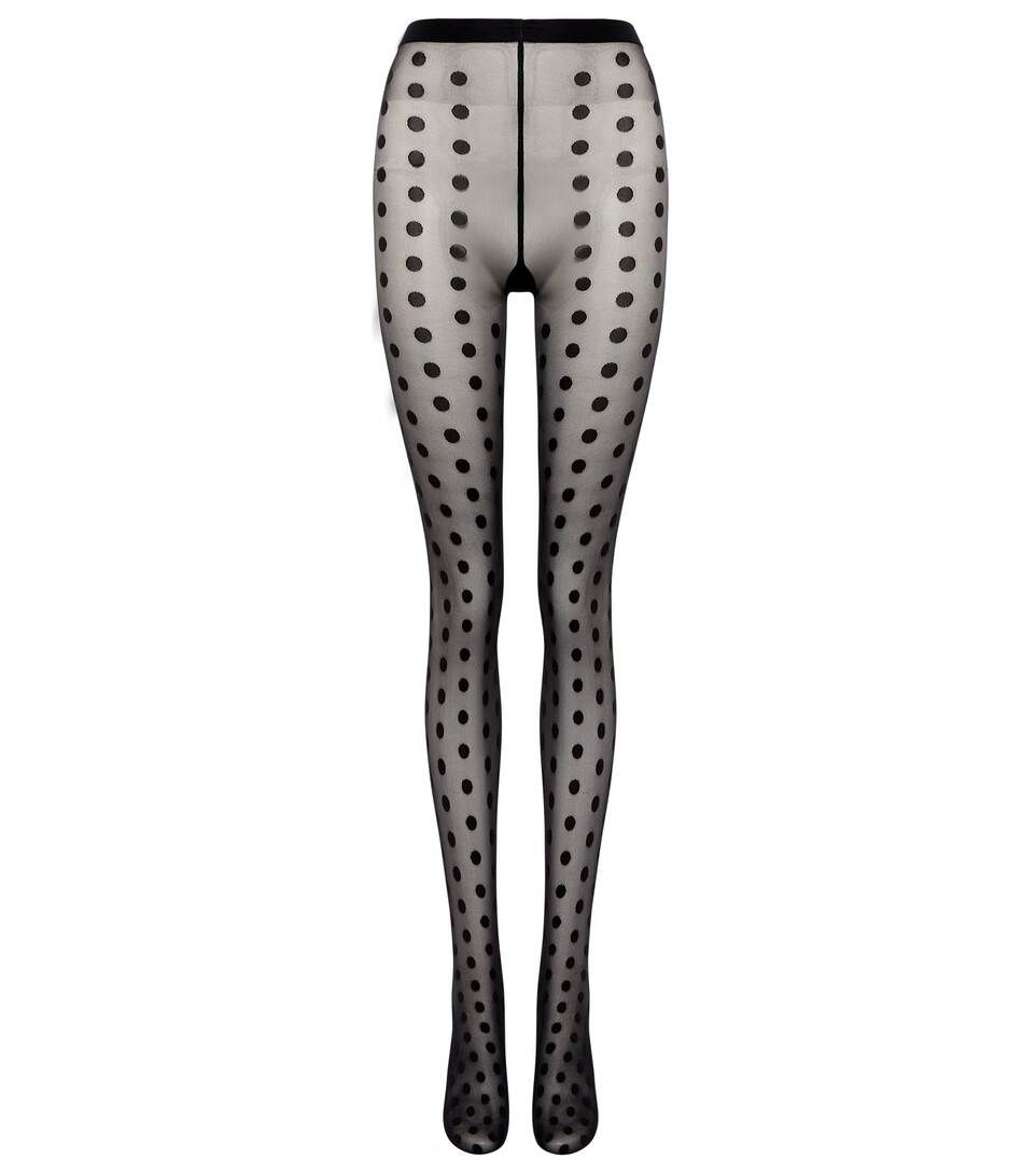 Polka-dot semi-sheer tights | Mytheresa (INTL)