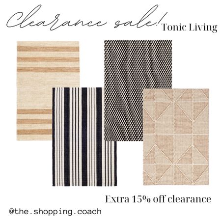 Tonic Living clearance rugs! 

#LTKhome #LTKSpringSale #LTKSeasonal