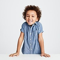 Kids' short-sleeve chambray shirt | J. Crew US