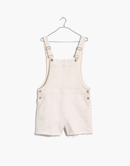 Adirondack Short Overalls in Tile White | Madewell