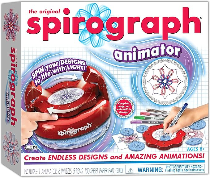 Spirograph - Animator - The Classic Craft and Activity to Make and Bring Countless Amazing Design... | Amazon (US)