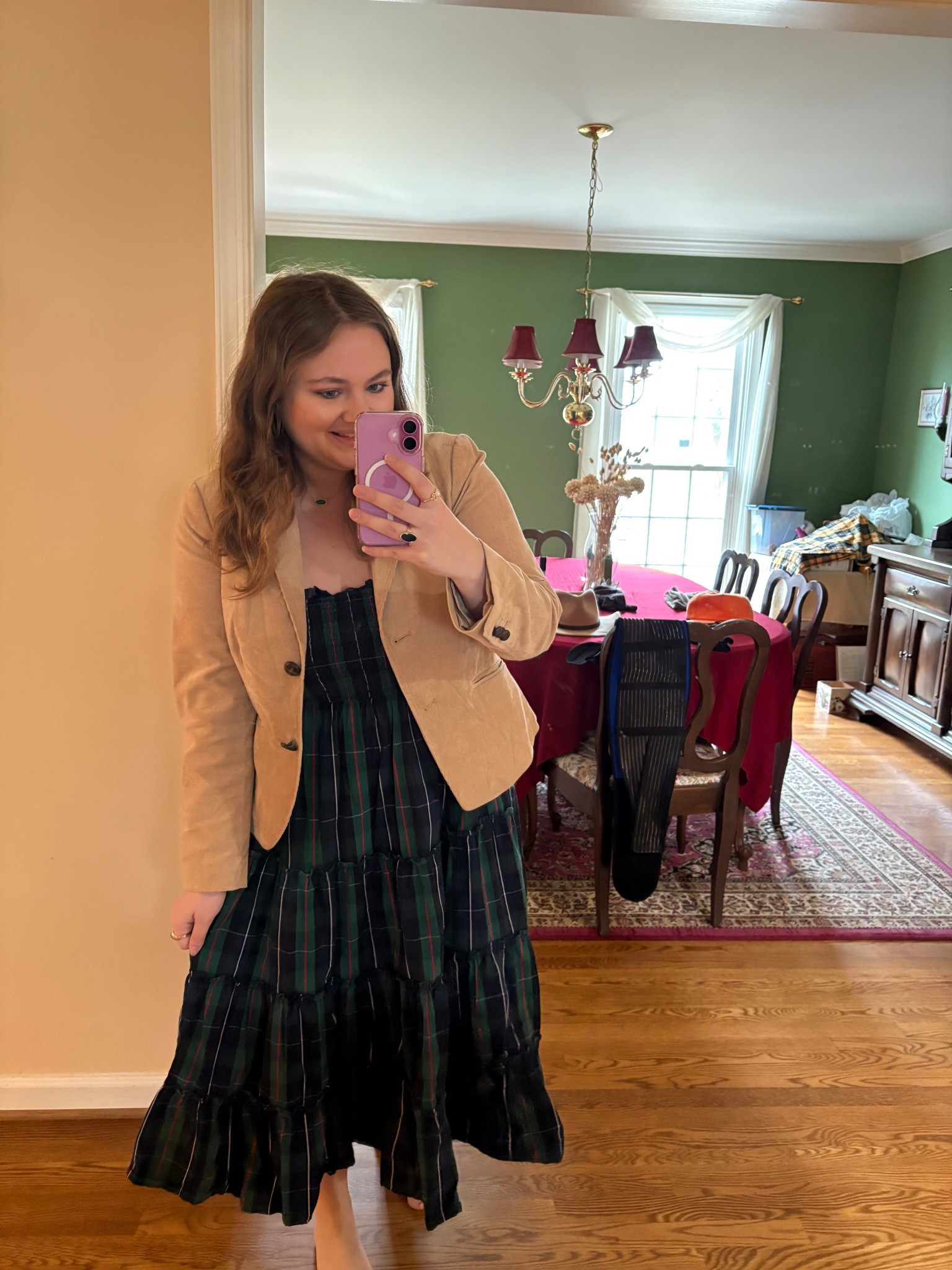 November 21, 2025 

Tartan Dress • Country Chic • Country Blazer • Tan Blazer • Equestrian • Tartan 

#LTKootd #LTKHoliday #LTKSeasonal