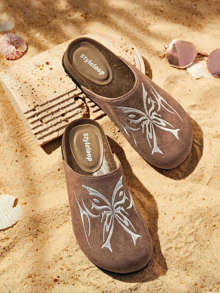 -22%Styleloop Women's Fashionable Mules Slippers, Half Slipper Style  Boho Feels Vintage Cottagec... | SHEIN