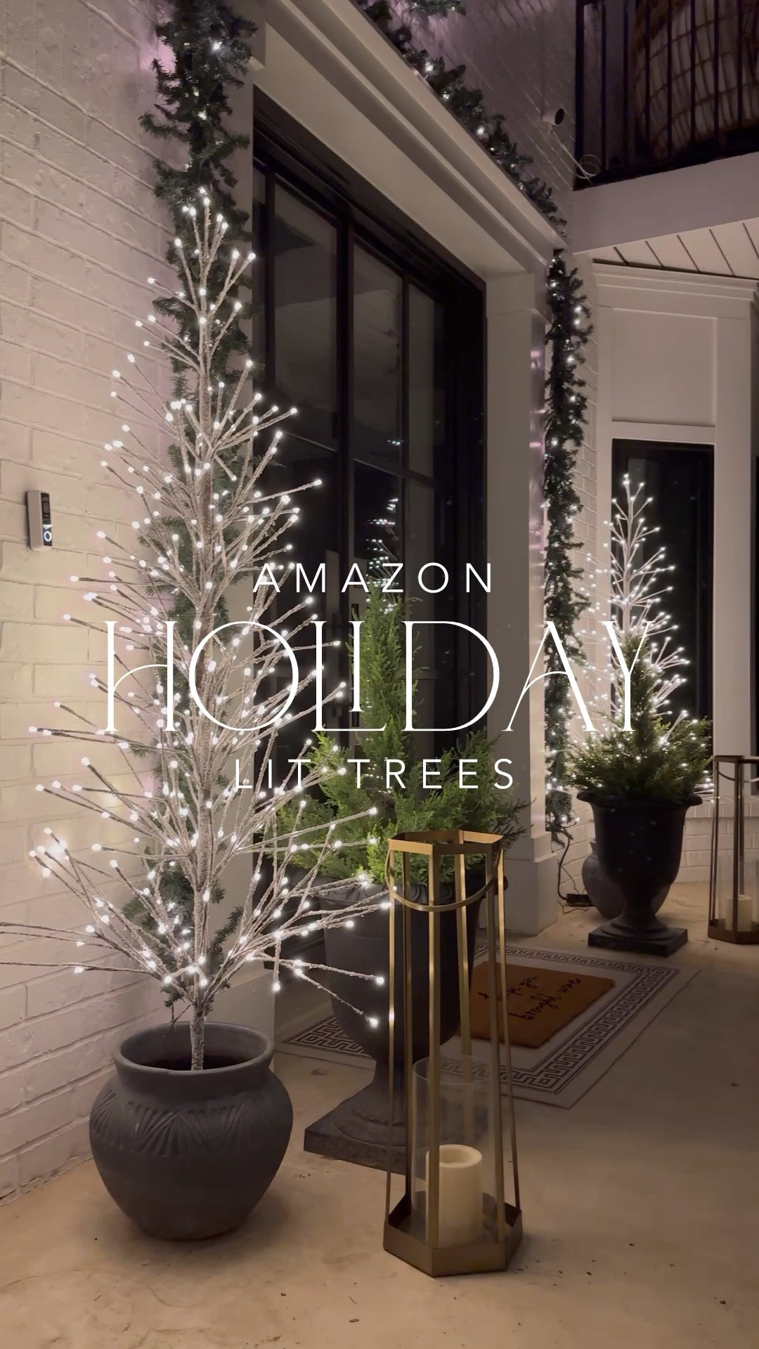 Love these Amazon lit trees for a holiday front porch! 

#LTKHome #LTKSaleAlert #LTKHoliday