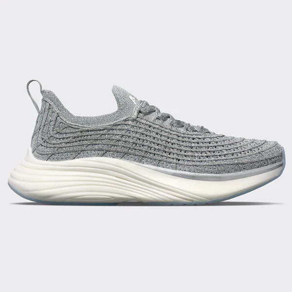 Women's TechLoom Zipline Metallic Silver / White | APL
