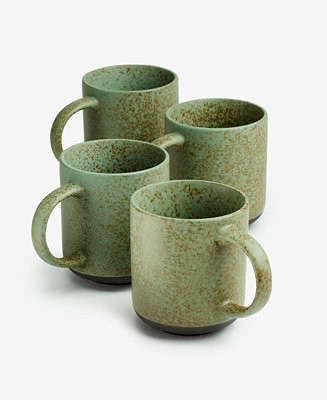 Olive Mugs, Set Of 4 | Macy's
