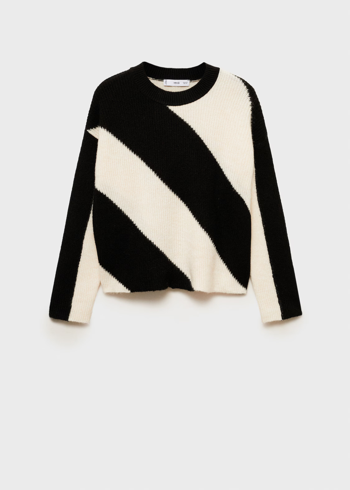 Knit striped sweater - Women | MANGO United Kingdom | MANGO (UK)