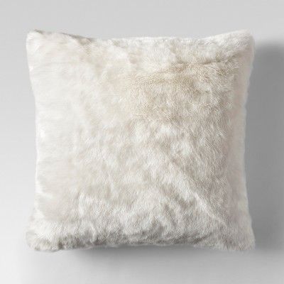 Faux Fur Oversized Throw Pillow - Threshold™ | Target