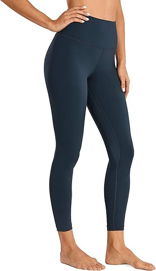CRZ YOGA Women's Naked Feeling I 7/8 High Waisted Pants Yoga Workout Leggings - 25 Inches | Amazon (US)