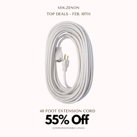 Price Drop Alert 🚨 55% off this 40-foot extension cord with power a block. It is durable and sturdy for any weather!

#LTKsalealert #LTKhome #LTKunder100