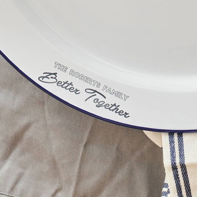 Personalised Enamel Family Serving Platter - Etsy Canada | Etsy (US)