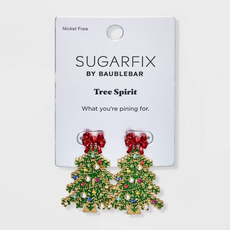 SUGARFIX by BaubleBar 'Tree Spirit' Statement Earrings - Green | Target