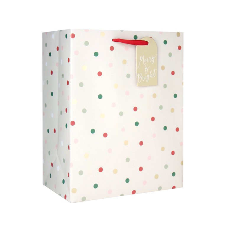 Joyful Wonder White Dots Med Gift Bag | Walmart (US)