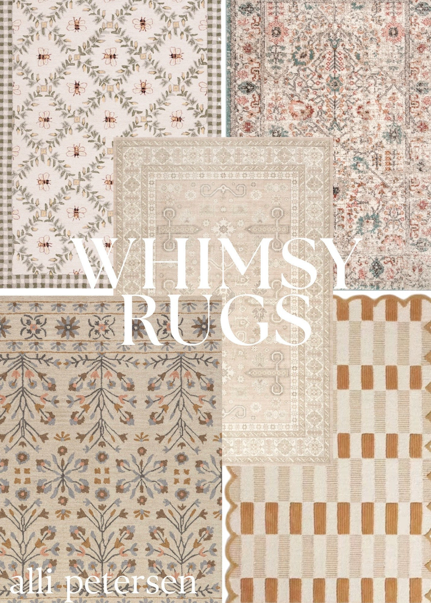 The sweetest whimsy rugs to make any space feel a little more magical ✨ From soft florals to playful patterns and dreamy neutrals, these picks are perfect for nurseries, playrooms, bedrooms, or anywhere that could use a cozy touch. Save this roundup for your next room refresh! 🤍

whimsy rugs, whimsical rugs, nursery rug, floral rug, vintage inspired rug, cottagecore decor, kids room decor, playroom rug, neutral nursery, girls nursery, boys nursery, nursery inspiration, cozy home, home decor, soft rugs, washable rugs, area rugs, kids bedroom decor, nursery essentials, whimsical home, floral decor, vintage home style, cozy interiors, room makeover, LTK home, affordable home decor, aesthetic home, modern cottage, cozy nursery, home finds

#LTKHome #LTKSaleAlert #LTKKids