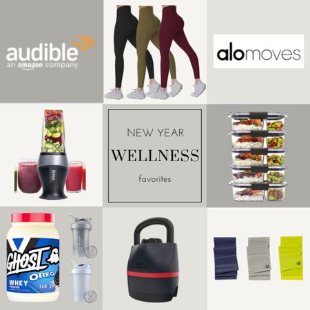 Fitness starter pack for New Year’s resolutions! These are some of my favorite items to have around for fitness and food!
-Audible- no link, but having a book to listen to and look forward to for walks and cardio is so so helpful! 
-leggings with tummy control. These fit great, and having them suck you in a bit is just a nice touch I think we can all enjoy
-ALO moves is SUCH a great fitness app! I love the variety of classes and instructors. Really great options for at home or apartment gym workouts.
-Ninja blender for individual servings. Great for protein shakes or smoothies and protein ice cream! I use it for meal prep and salsas too.
-Meal prep containers. These are glass so they don’t stain or hold onto smellls, which is a must for me! Preparing food ahead helps me so much to avoid Doordash and over portioning.
-Ghost protein is one of my faves (I linked BSN too.) Ghost has my favorite fun flavors for protein once cream! I have that recipe posted in my Instagram highlights
-Kettlebell with adjustable weight. I LOVE these for at home workouts! I linked some hand weights as well.
-Resistance bands. These are great for so many workouts and mobility training! Loops are linked as well!



#LTKfindsunder100 #LTKfitness #LTKfindsunder50