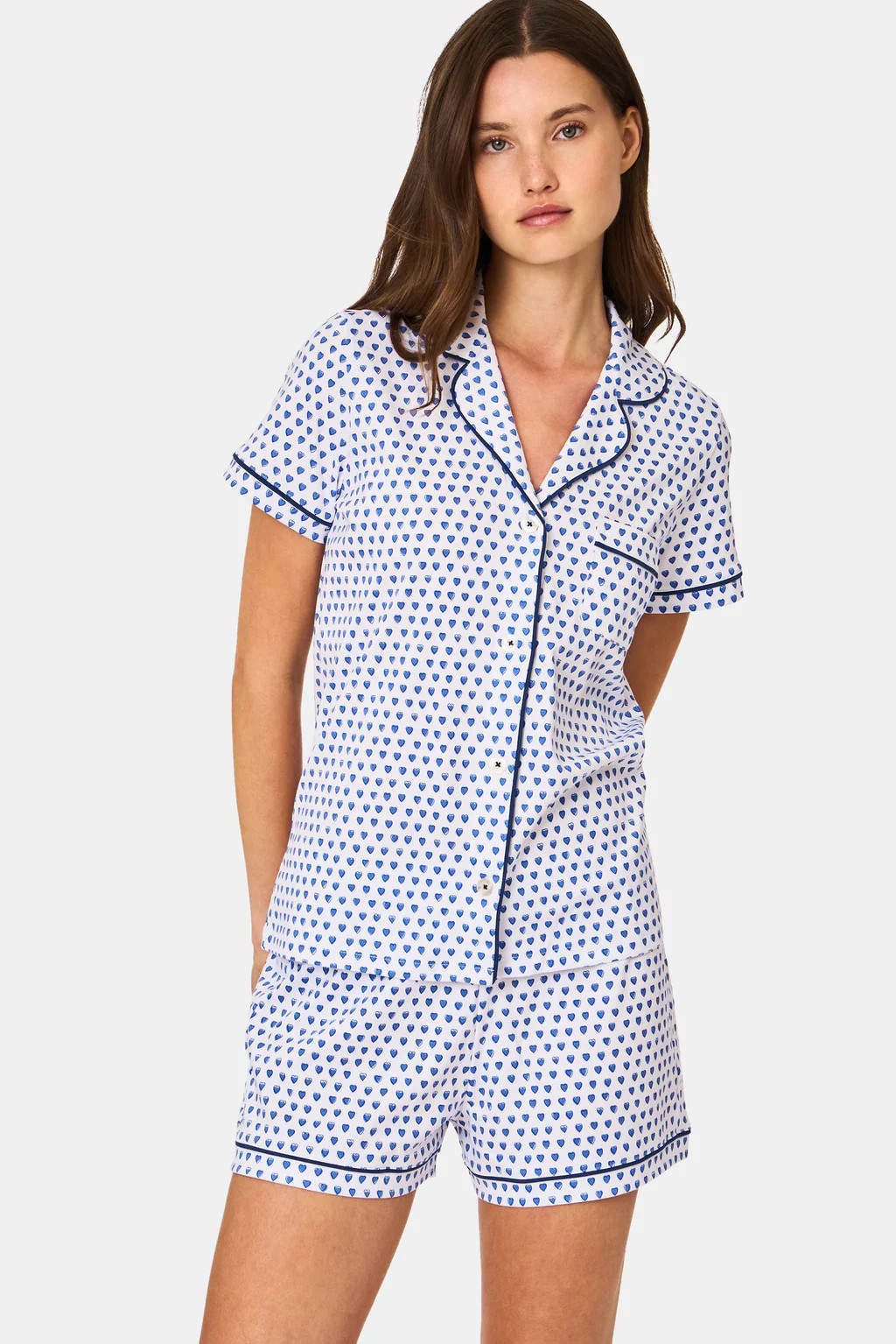 Hearts Polo Pajamas | Roller Rabbit