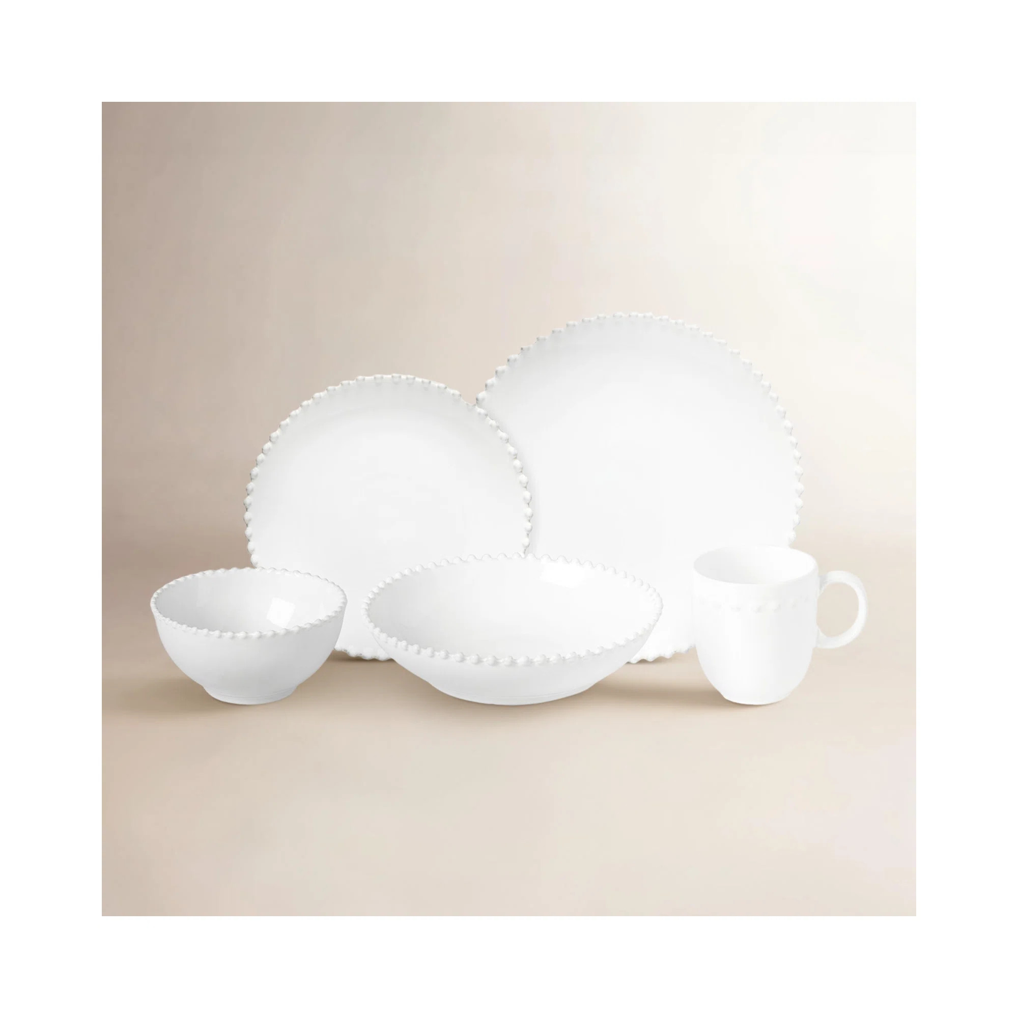 Pearl Fine Stoneware Dinnerware Set | Birch Lane