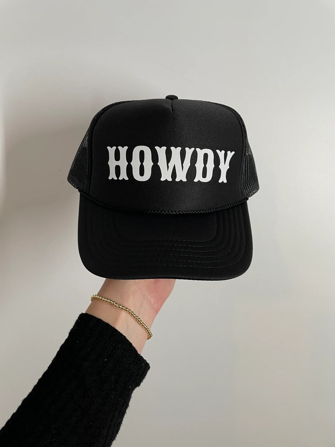 HOWDY TRUCKER HAT | Unisex Trucker Hat | Western Hat | Cowboy Hat | Trendy trucker hat | black an... | Etsy (US)