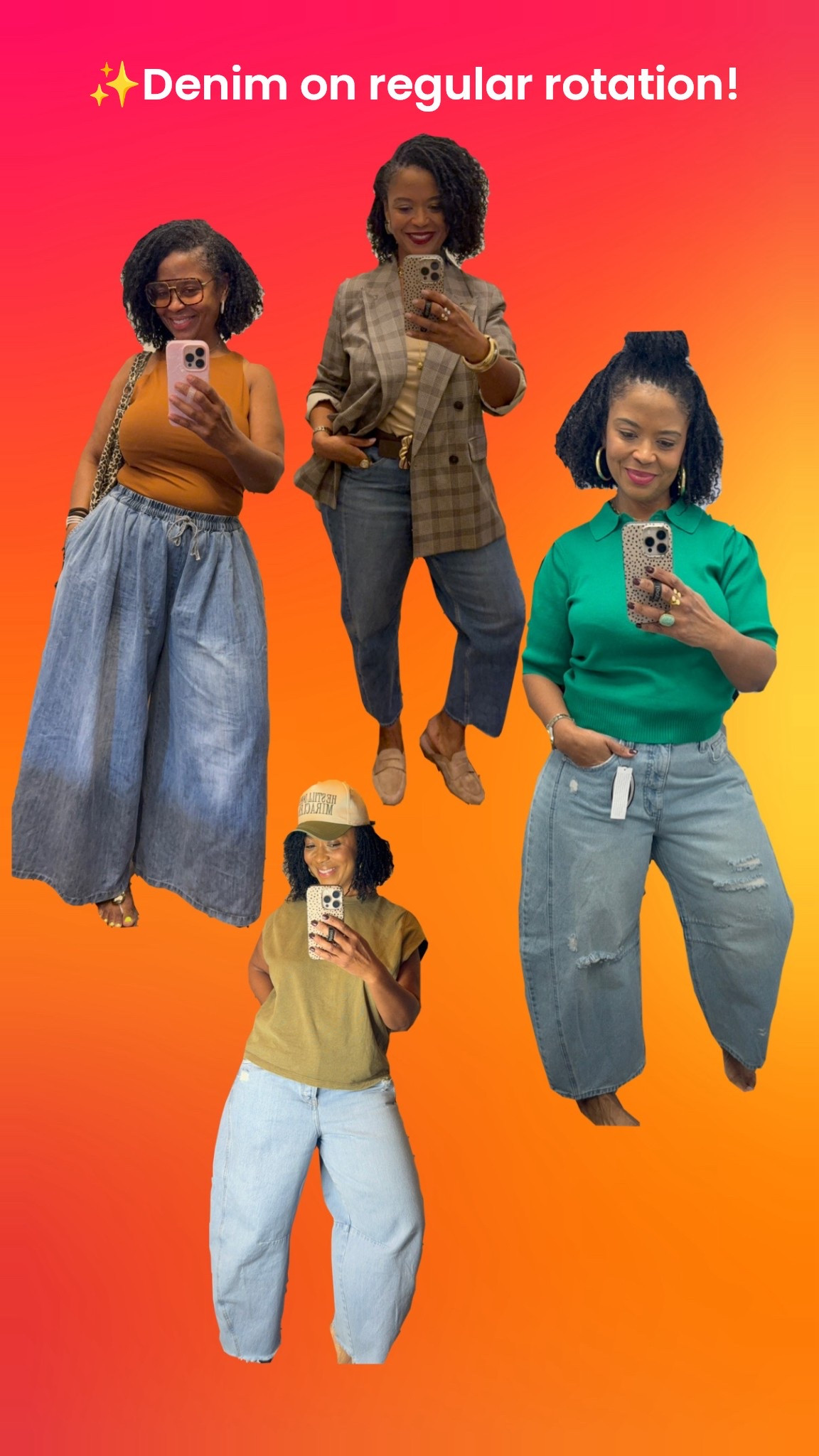 My regular rotation denim!! All my Faves!!! 


#LTKU #LTKMidsize #LTKootd