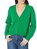 Amazon Essentials Women's V-Neck Cropped Cardigan, Green, XX-Large | Amazon (US)