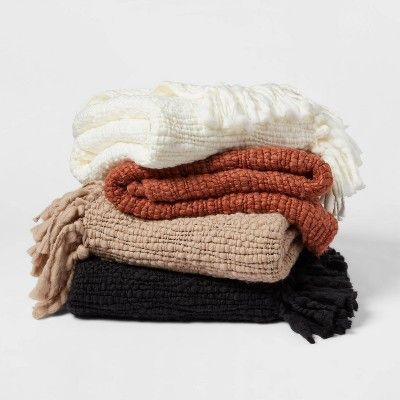 Chunky Woven Throw Blanket - Threshold™ | Target