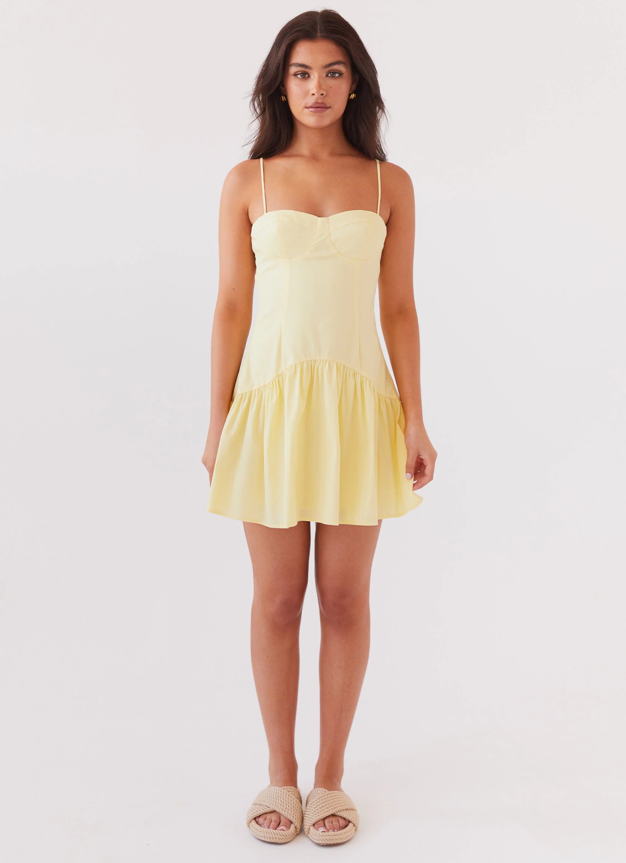 Peppermayo Exclusive -  Endless Summer Mini Dress - Canary | Peppermayo (Global)
