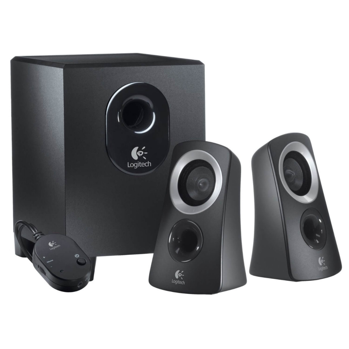Logitech Z313 Computer Speaker System - Black - Black | Macy's