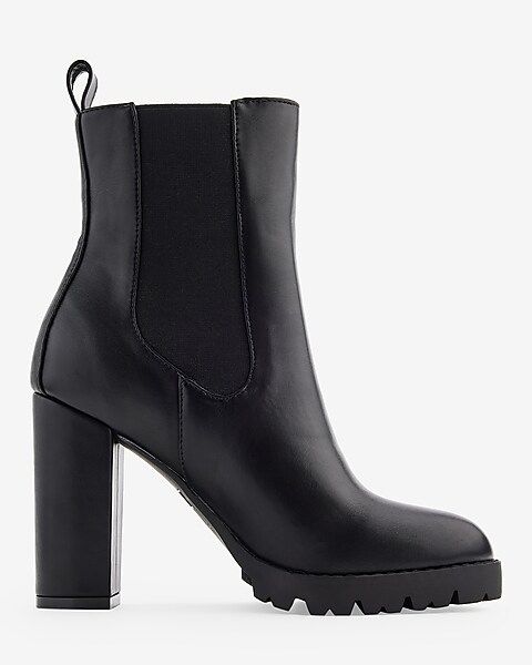 Gore Lug High Heel Boots | Express