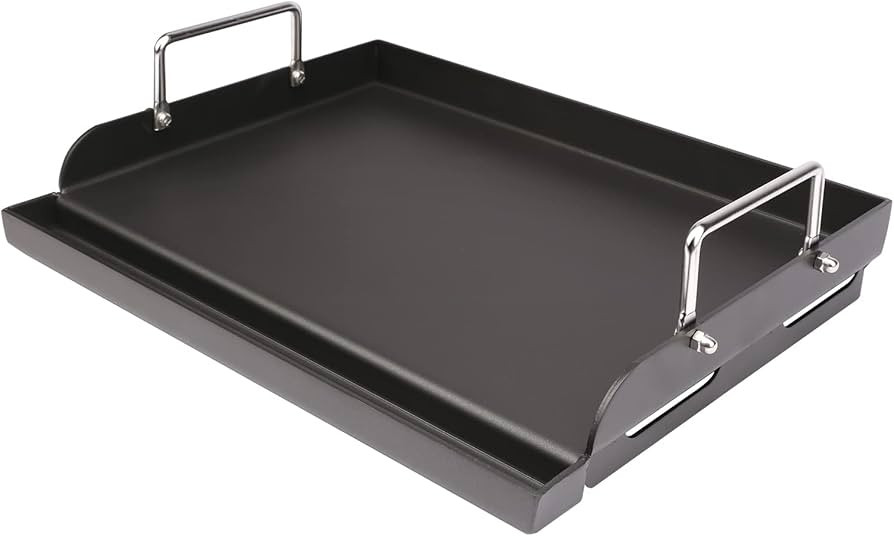 Griddle for Gas Grill, Flat Top Cast Iron Griddle Insert for Outdoor Gas Grill, 17" x13" Nonstick... | Amazon (US)
