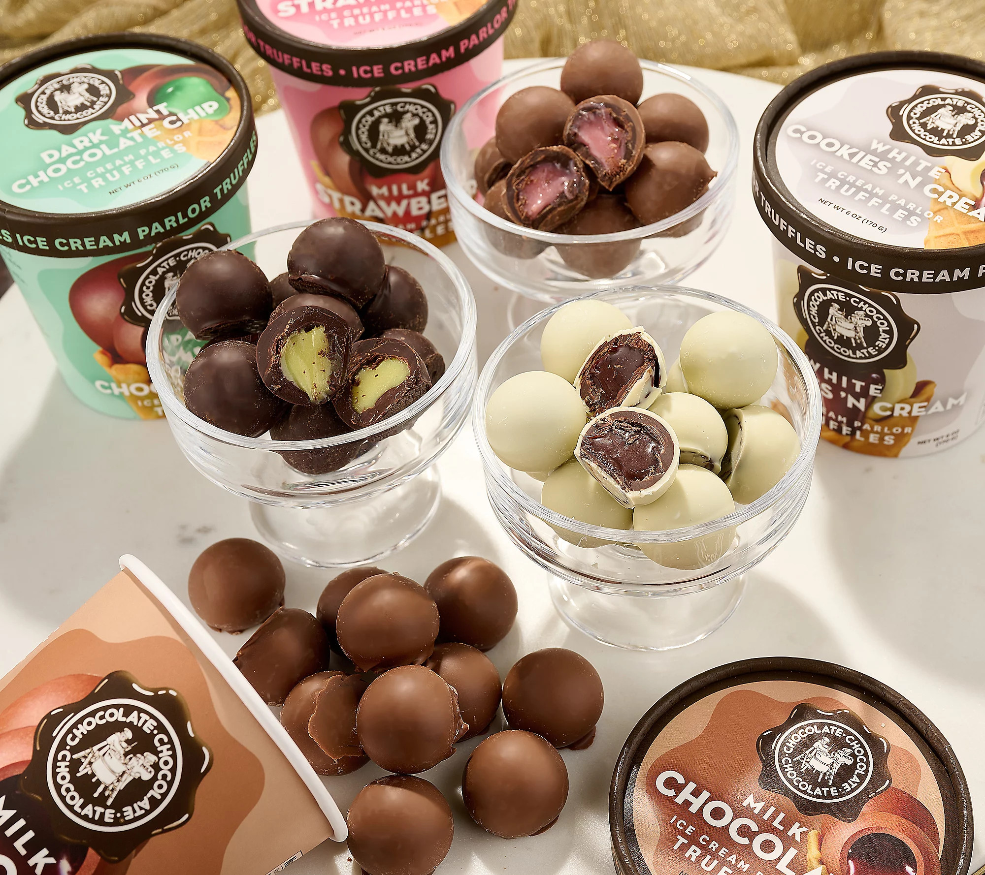 SH12/8 Chocolate Chocolate Chocolate 48pcTruffles | QVC