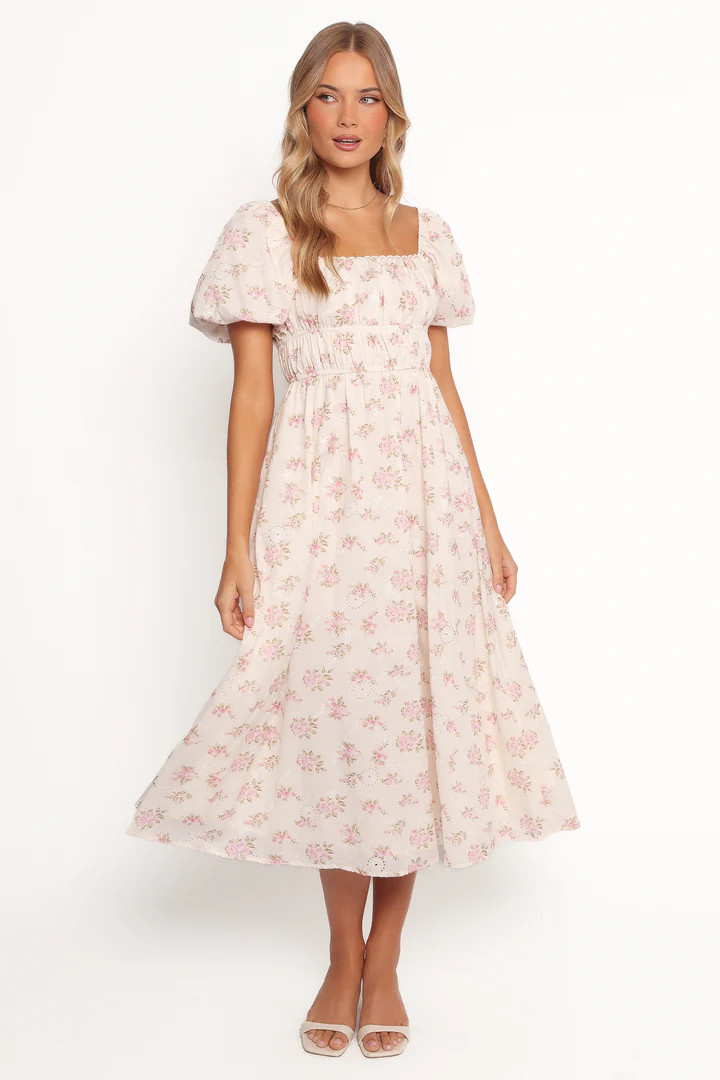 Eowyn Maxi Dress - Ivory Pink | Petal & Pup (US)