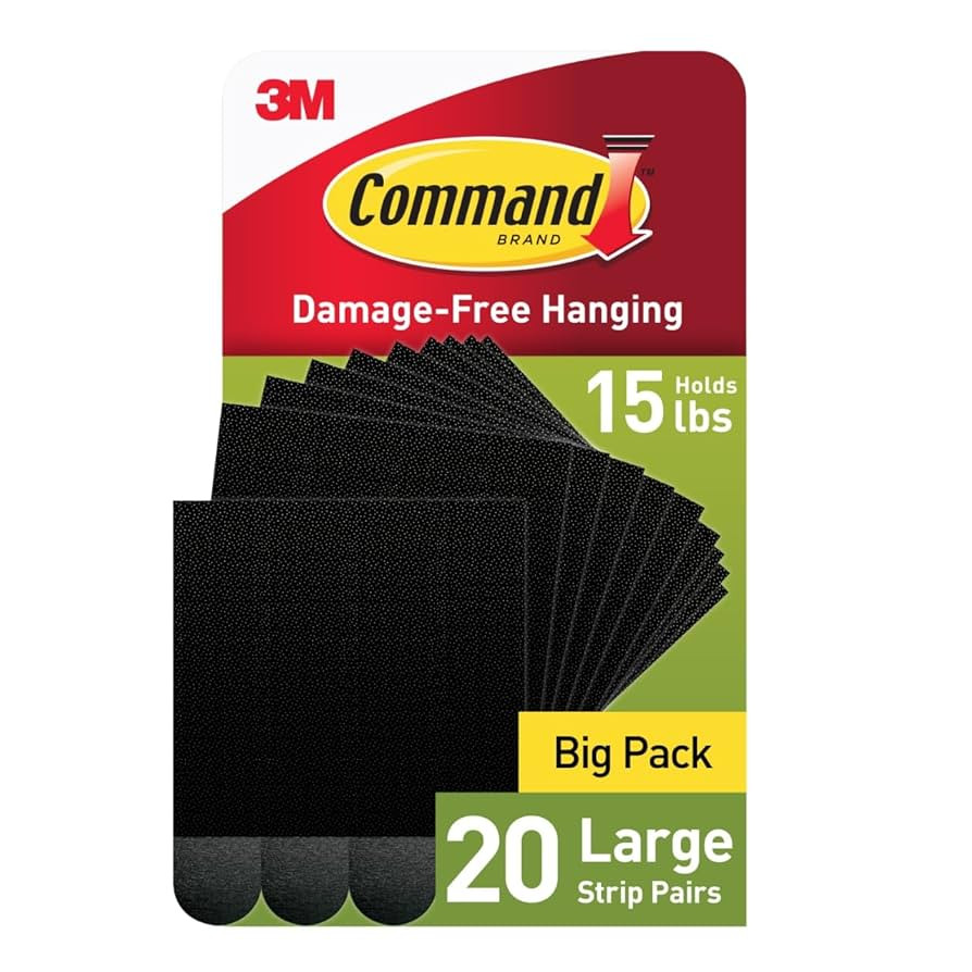 Command 15 lb Large Picture Hanging Strips 20 Pairs, (40 Command Strips) Damage-Free Hanging Pict... | Amazon (US)