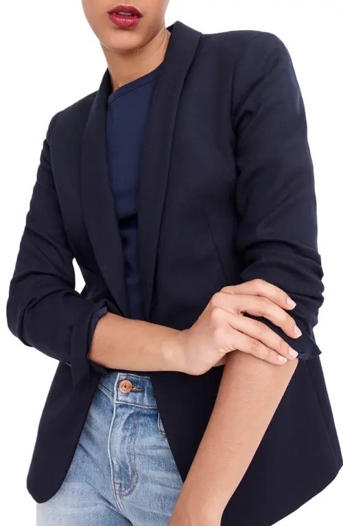 J.Crew Parke Blazer in Navy at Nordstrom, Size 12P | Nordstrom