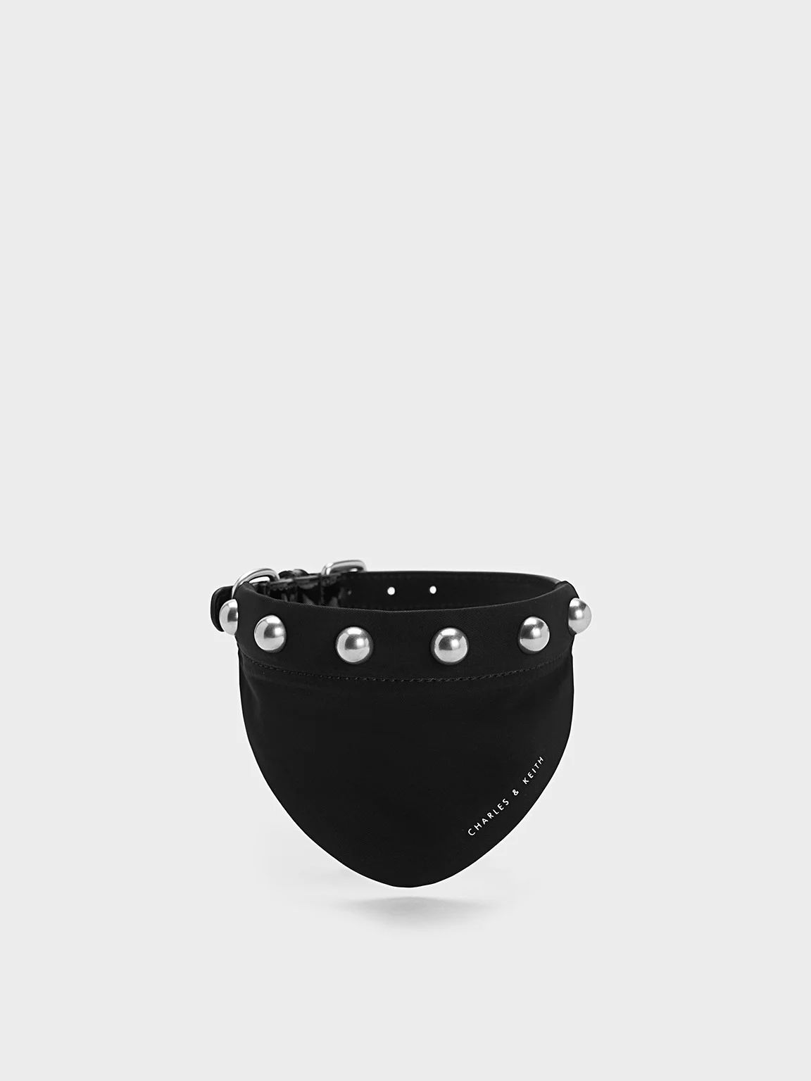 Metallic Bead-Embellished Pet Collar
 - Noir | Charles & Keith US