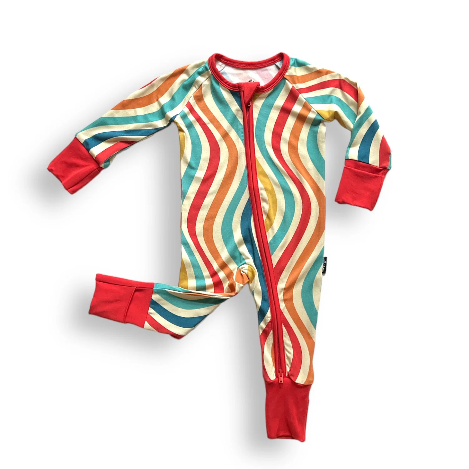 ZIP ROMPER - Groovy Wave | millie + roo