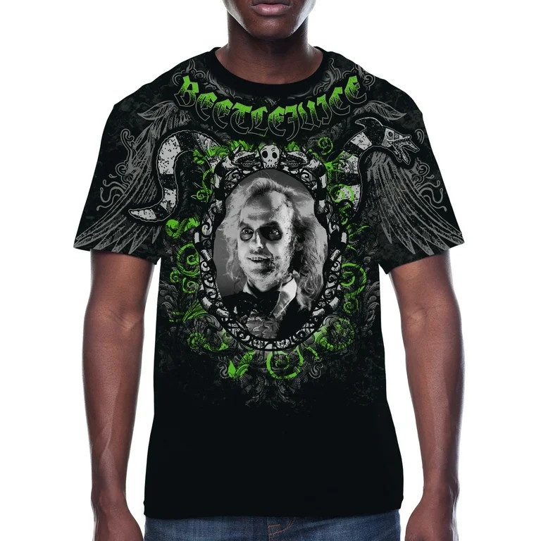 Beetlejuice, Mens Graphic Short Sleeve Tee, Sizes XS-3XL | Walmart (US)
